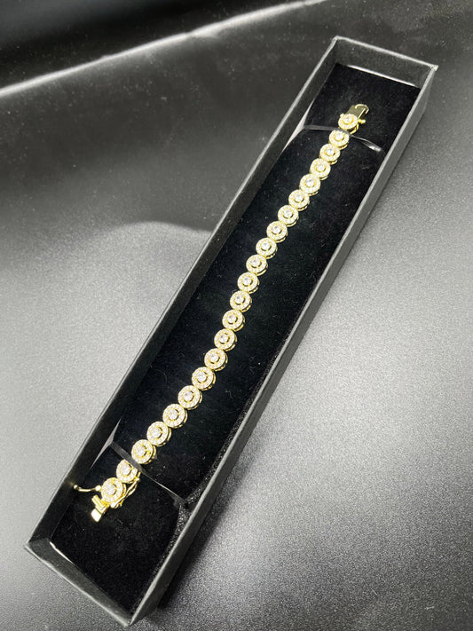 Divine Gold Tennis Bracelet image 2