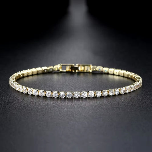 Luxe Gold Tennis Bracelet image 1