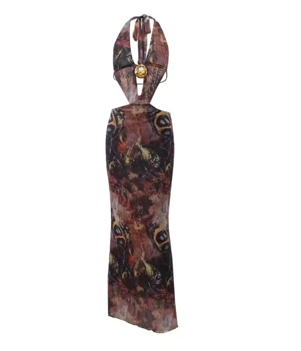 Scarlet Backless Dress